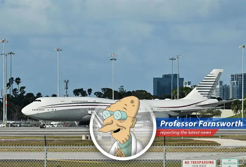 President Trump's potential acceptance of a luxury jet from Qatar raises eyebrows and legal questions, sparking debate about foreign influence and ethical boundaries. To shreds you say?