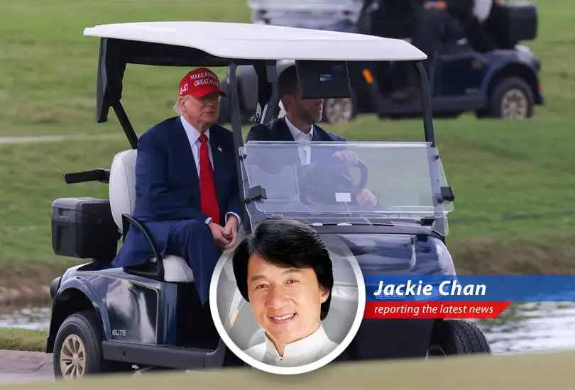 President Trump's preferred mode of transportation, the golf cart, faces tariff implications due to its reliance on globally sourced components, highlighting the complexities of 'Made in America' claims.