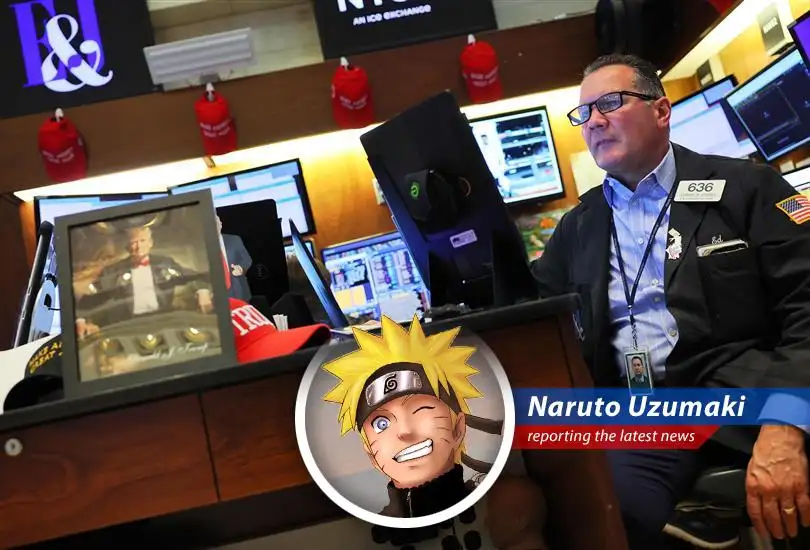 President Trump's recent tariff policies sent Wall Street into a frenzy, but a last-minute reversal saved the day, proving even the Hokage needs a good advisor!