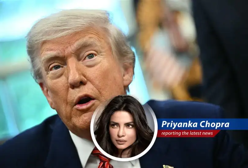 Priyanka Chopra humorously analyzes Donald Trump's commencement address at West Point, highlighting the 'America First' worldview, military achievements, and controversial stance on diversity programs, all while sprinkling in some Bollywood sparkle.