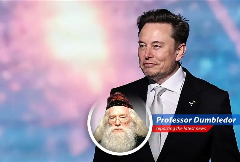 Professor Dumbledore analyzes Elon Musk's new political venture and its potential impact on Tesla, with a sprinkle of wizarding wit.