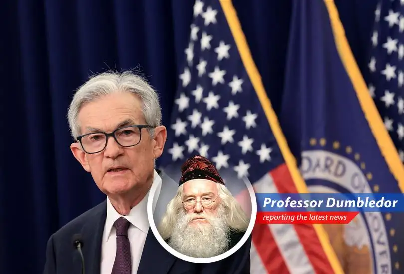 Professor Dumbledore weighs in on Jerome Powell's testimony, Trump's tariffs, and the ever-shifting sands of the American economy, with a dash of magical insight and a sprinkle of whimsy.