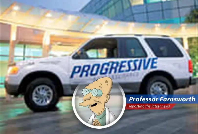 Professor Farnsworth dissects Bank of America's sudden change of heart on Progressive insurance stock, finding humor and potential profits in the financial flippity-flop.