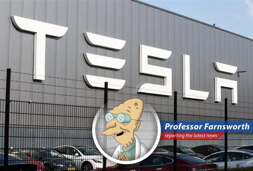 Professor Farnsworth dissects Elon Musk's latest claims of autonomous driving, highlighting the usual exaggerations and the actual state of self-driving technology.