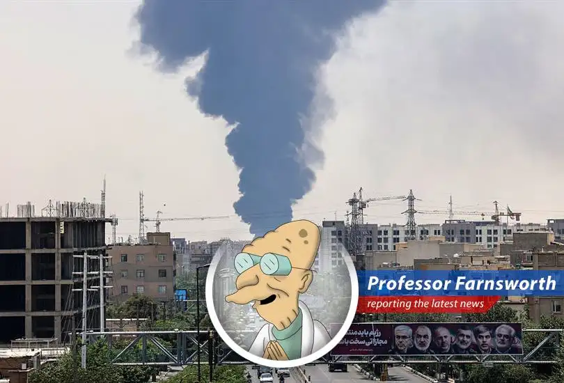 Professor Farnsworth dissects the recent dip in crude oil futures, Trump's diplomatic dance with Iran, and the looming threat of a geriatric war.