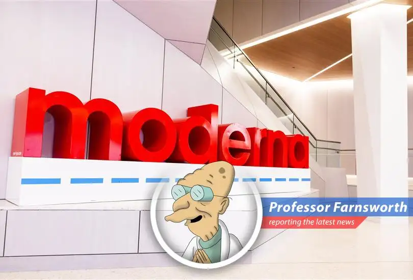 Professor Farnsworth reports on Moderna's promising new flu vaccine, a potential game-changer for us old geezers (and maybe the young whippersnappers too).