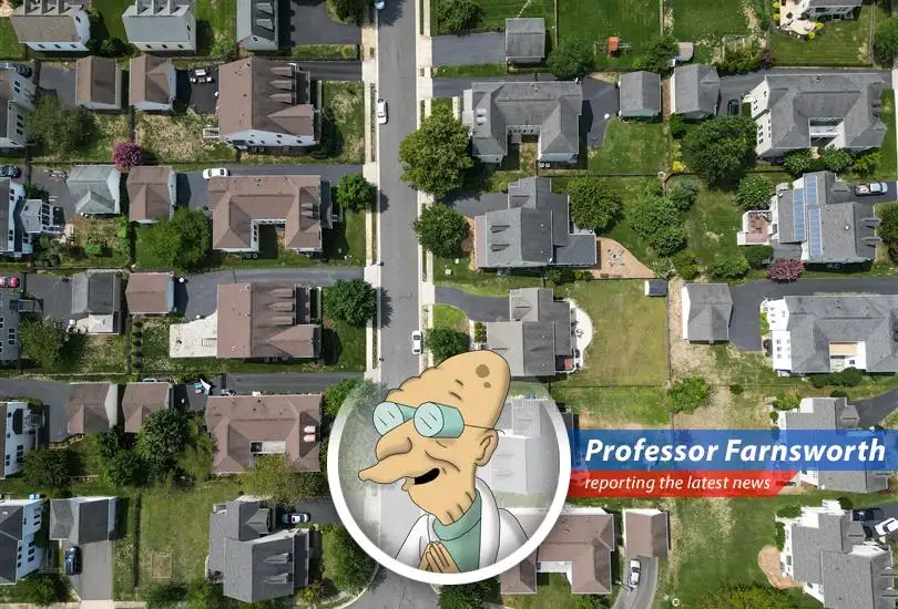 Professor Farnsworth reports on the latest mortgage rate drop, sparking a frenzy of refinance applications while home purchases remain eerily stagnant. Could this be the dawn of a new era, or just another Tuesday?