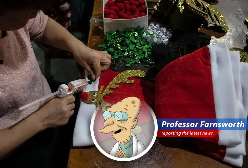 Professor Farnsworth reports on the temporary U.S.-China tariff cuts, their impact on Christmas presents, and the ever-present threat of economic doom. Wernstrom!