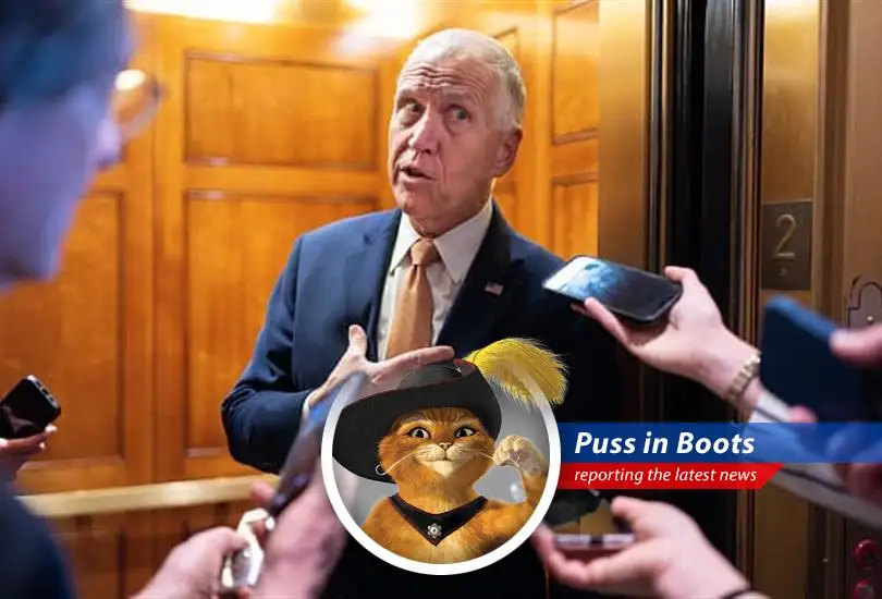 Puss in Boots reports on how a Republican Senator's 'no' may spell doom for Ed Martin's nomination as U.S. Attorney for D.C., citing his stance on Jan. 6 cases.