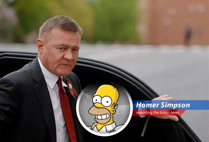 Putin's transport guy gets the boot and then...kaboom? Sounds like a job for Detective Marge!