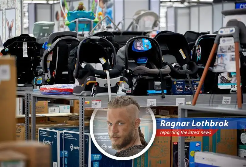 Ragnar Lothbrok reports on how Trump's tariffs are plundering the wallets of new parents, causing baby gear prices to skyrocket. Is this the end of the Viking baby boom?