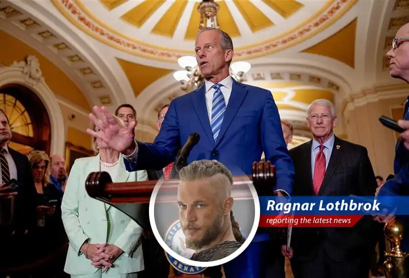 Ragnar Lothbrok weighs in on the Senate's SALT deduction cap proposal, finding humor and parallels to Viking raids in the political squabbles.