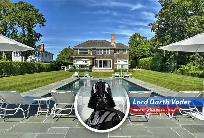 Rental market slump in the Hamptons has even the wealthiest feeling the pinch, as Darth Vader analyzes the situation with his signature blend of fear and humor.