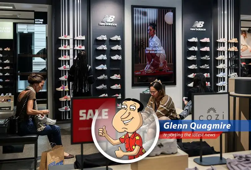 Retail sales plummet in May, leaving consumers feeling drier than a nun's laundry – and Quagmire scratching his head!