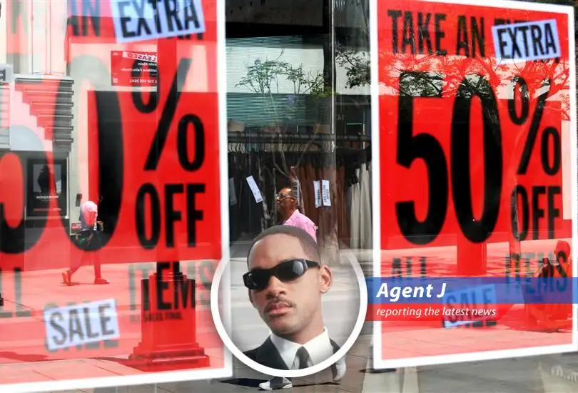 Retailers are using the trade war as a marketing ploy to boost sales amidst fears of decreased consumer spending, urging customers to buy before tariffs cause price hikes and shortages. It's like the end of the world sale, but with more handbags.