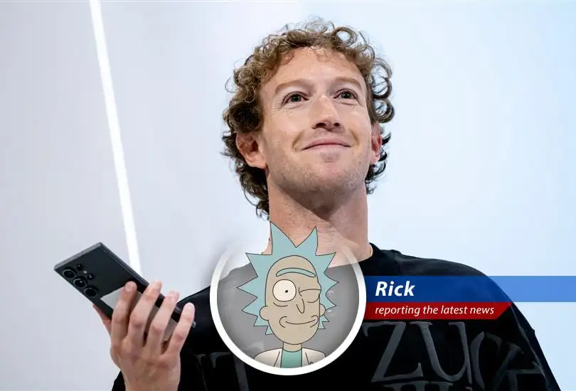 Rick Sanchez reports on Meta AI's milestone, potential monetization schemes, and shareholder squabbles, all while lamenting his missing interdimensional travel device.