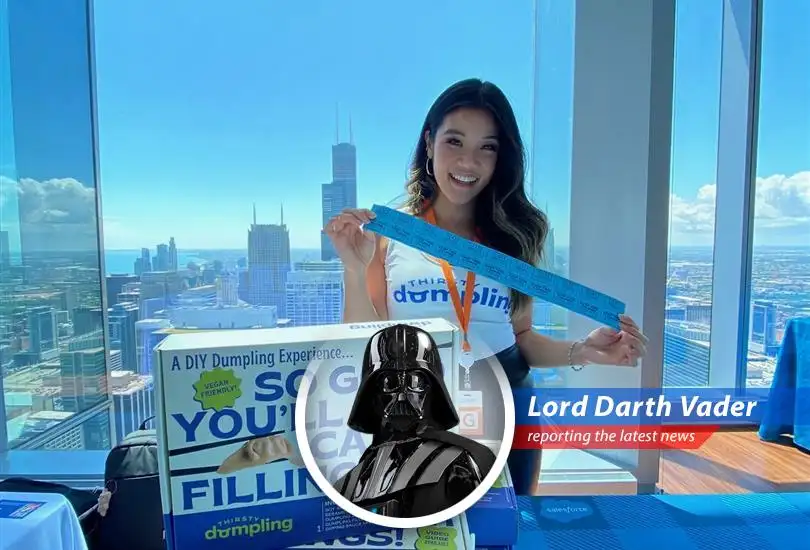 Samantha Mui escapes the clutches of corporate despair, finding freedom and financial success teaching the ancient art of dumpling creation. A true victory for the culinary rebels!
