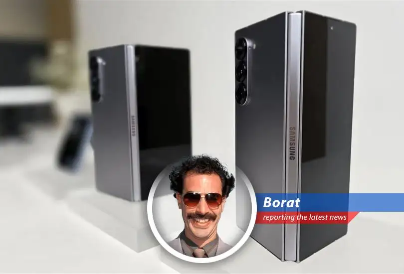Samsung fights Chinese rivals with new, super-thin foldable phone! Is like trying to make marriage with Azamat, very difficult!