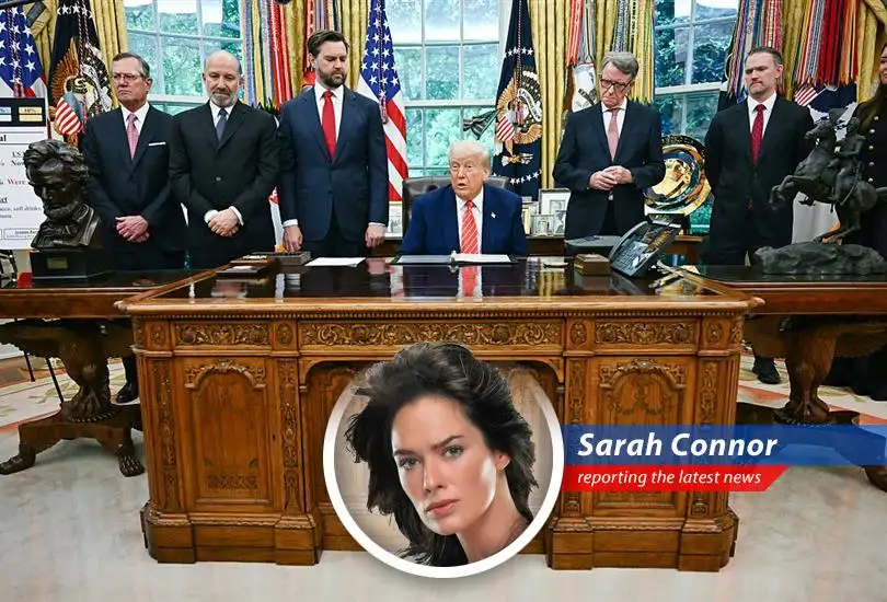 Sarah Connor dissects the latest trade agreement between the U.S. and the UK, questioning if it's a genuine deal or just another smokescreen in a world hurtling towards economic chaos.