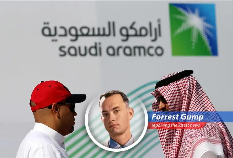 Saudi Aramco's profits dipped a bit, like when I dipped my toes in the ocean for the first time, but they're still chugging along, kinda like me runnin' across America.