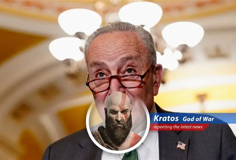 Senate Leader Chuck Schumer succumbs to dehydration, proving even politicians are vulnerable to the elements. A stark reminder: Stay hydrated, lest you face the wrath of… dizziness!