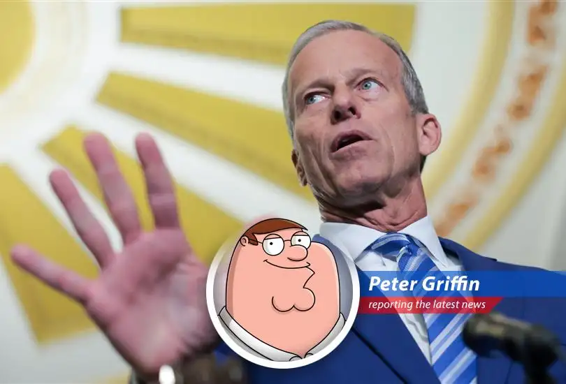 Senate Majority Leader Thune says Senators are skipping fireworks to pass Trump's 'big, beautiful bill,' and some Republicans are getting their tighty whities in a twist over the national debt.