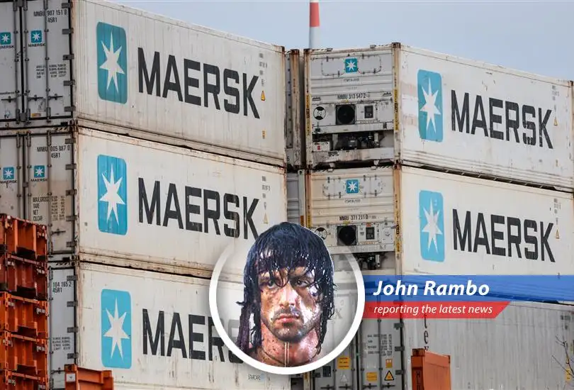 Shipping giant Maersk navigates U.S.-China trade war, reporting strong profits amid tariff turmoil and Red Sea disruption.