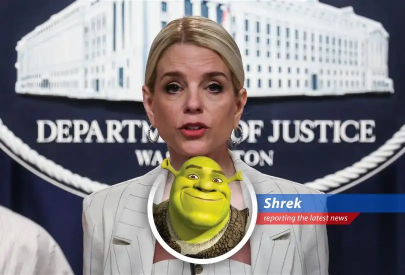 Shrek here, reportin' on how ol' Trump and his swamp creatures are pokin' their noses into California's business about transgender athletes. It's like a bad fairytale, I tell ya!