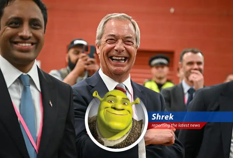Shrek here, reporting on how Nigel Farage's Reform UK is stirring the political pot in England, making things as messy as my swamp after a dragon visit.