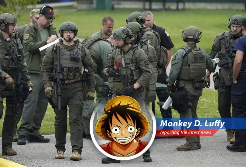 Some bad guy dressed up like a cop and made a big mess, hurting good people. Now everyone's looking for him, even the FBI with a tasty bounty!