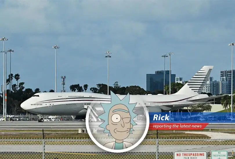 Sources say Trump is considering accepting a Boeing 747-8 from Qatar to use as Air Force One, sparking controversy and raising legal and ethical questions, because apparently, everything has to be weird now.