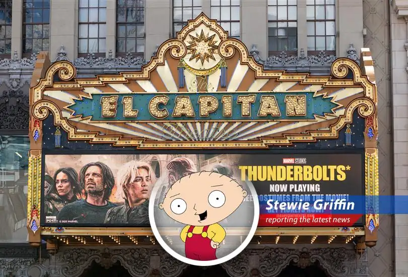 Stewie Griffin dissects Trump's proposed 100% tariff on foreign films, market reactions, and other bizarre economic developments, all while pondering the fate of the Oscars.