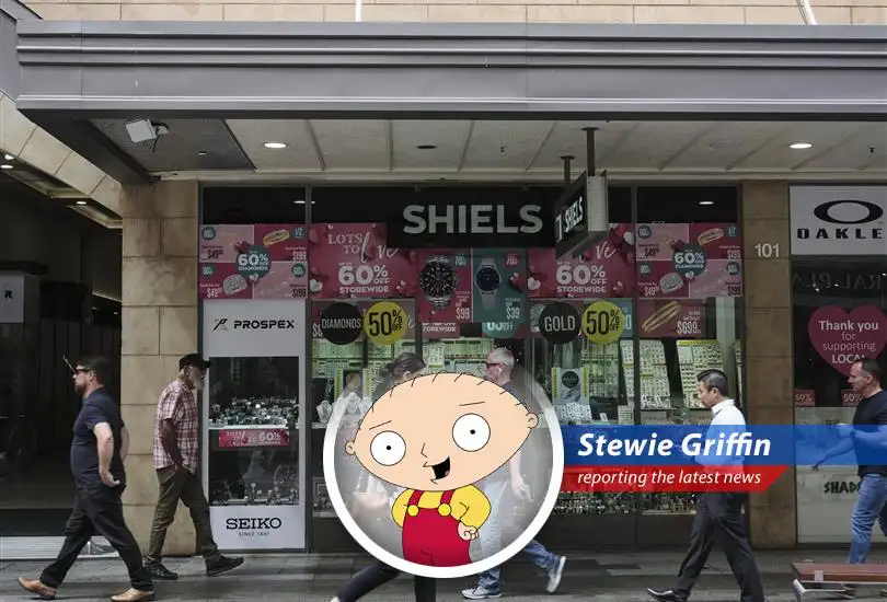 Stewie Griffin reports on Australia's first-quarter inflation, which is higher than expected but still low, plus a dash of political shenanigans, eh?