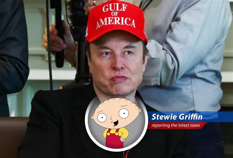 Stewie Griffin reports on Elon Musk's critique of President Trump's spending bill, highlighting the potential increase in the national debt and the backlash Musk's cost-cutting efforts have faced.