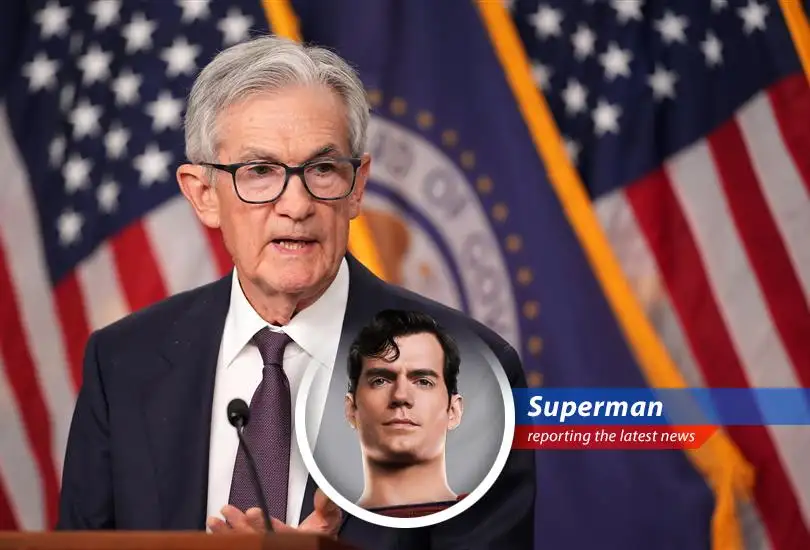 Superman deciphers the Federal Reserve's latest meeting minutes, finding uncertainty, trade wars, and enough economic jargon to make even Lex Luthor scratch his head.