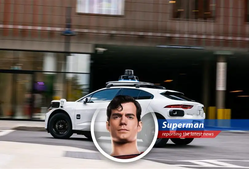 Superman reports on the launch of Waymo and Uber's robotaxi service in Atlanta, offering a glimpse into the future of transportation with a few Kryptonian chuckles.