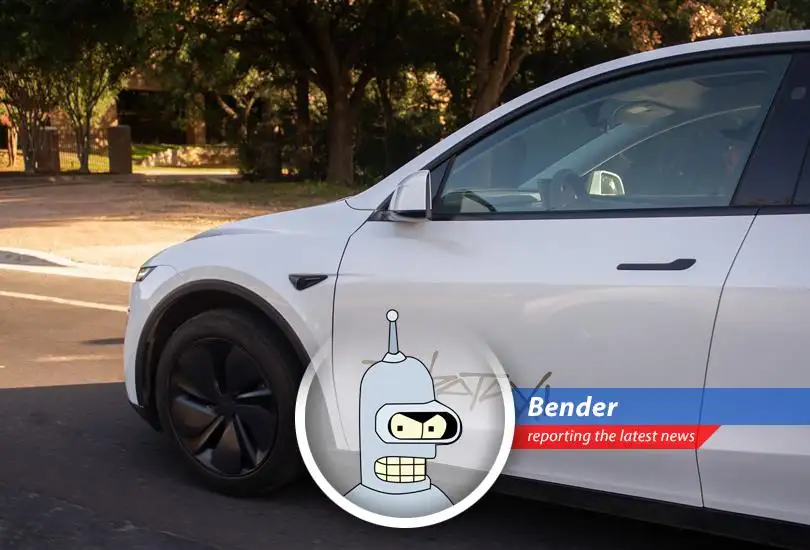 Tesla launched its robotaxi service in Austin, but Bender's not sure if it's progress or just another way for humans to mess things up.