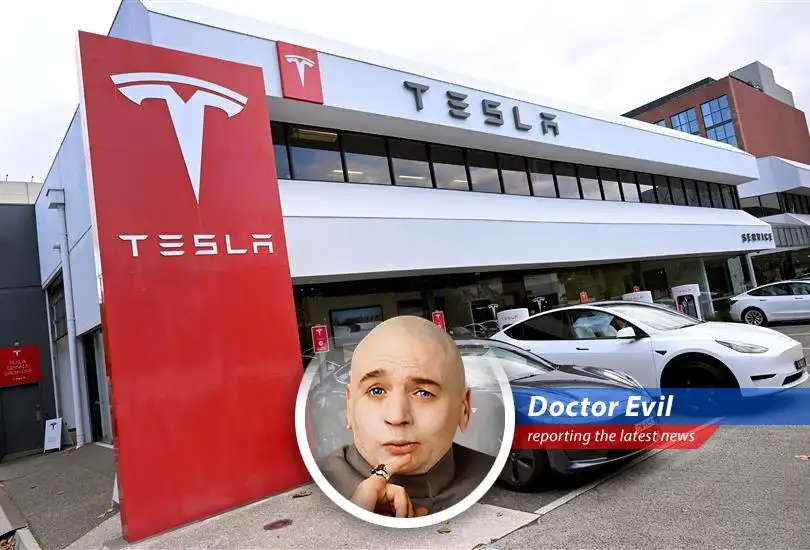 Tesla sees a sales surge in Australia, but global headwinds and rising competition threaten world domination. Dr. Evil weighs in.
