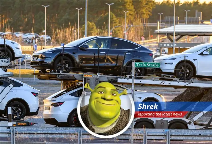 Tesla's deliveries dipped, but the stock hopped a bit anyway. Shrek's got opinions, layers, and maybe some swamp gas.