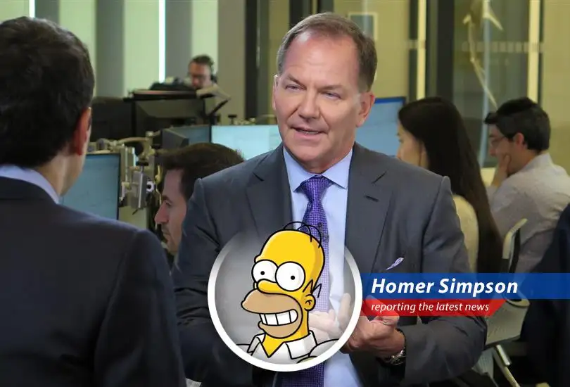 That fancy pants hedge fund guy, Paul Tudor Jones, says the stock market is headed for a bigger meltdown than a nuclear power plant after I touch it. Blame tariffs, the Fed, and maybe even... donuts?
