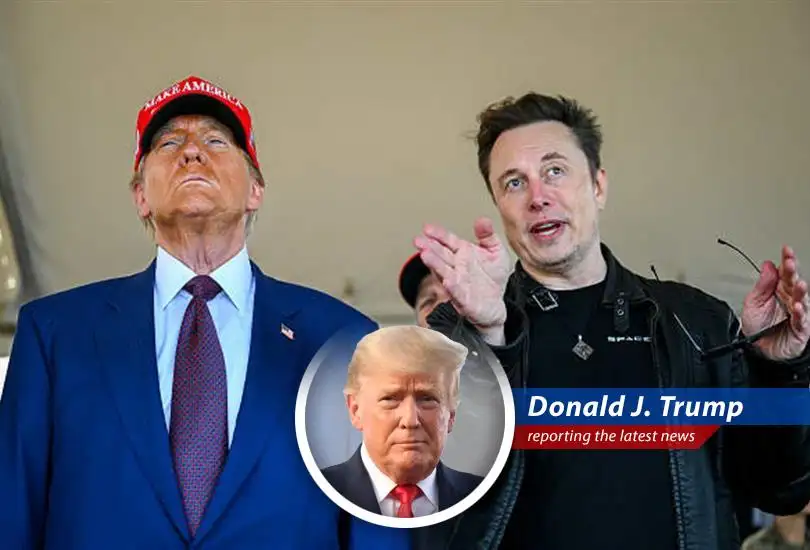 The Fake News media is reporting on a ridiculous feud between me, Donald J. Trump, and Elon Musk. Let me tell you, it's all FAKE NEWS! But here's the real story.