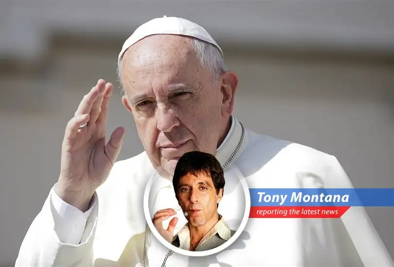 The Pope, who came from Argentina, is pushing up daisies, leaving behind a world full of tension and a Church grappling with big changes. Say hello to my little friend, Frankie!