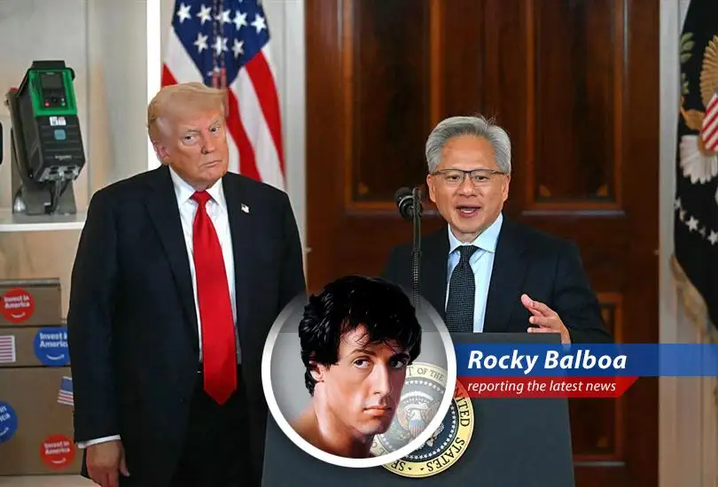 The Trump administration is scrapin' Biden's AI chip rules, meanin' Nvidia's gonna be back in the game faster than I can say 'Eye of the Tiger!'