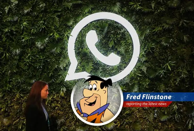 The U.S. House of Representatives bans WhatsApp on government devices due to data privacy concerns, leaving Fred Flinstone scratching his head and wondering what's next!