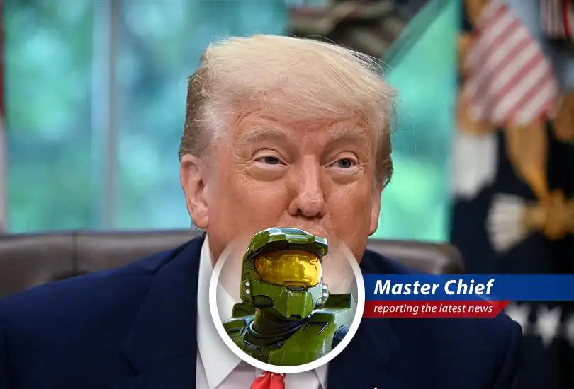 The former President Trump lays down the law on trade agreements, setting a 10% tariff floor for countries seeking deals with the U.S., but the Master Chief has a few words on the matter.