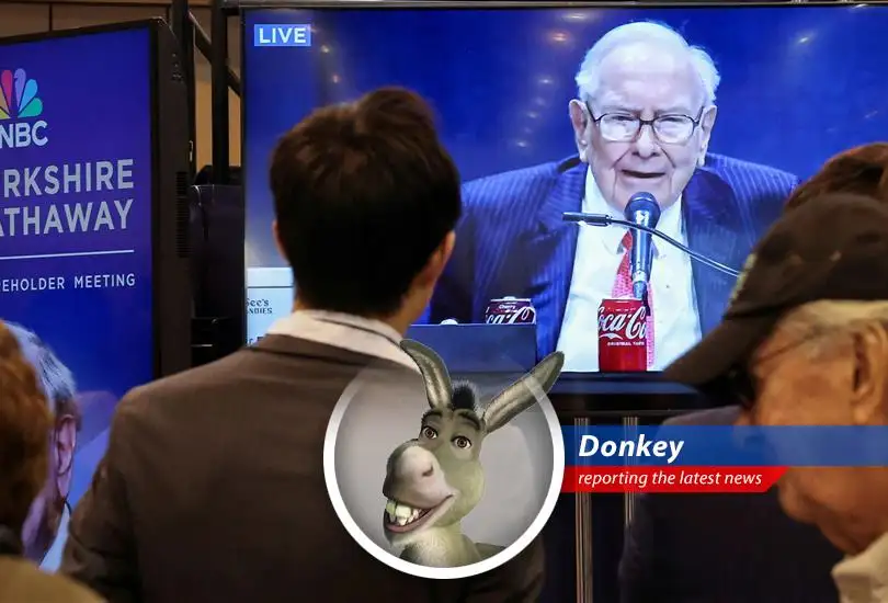 The legendary investor Warren Buffett is passing the reins at Berkshire Hathaway to Greg Abel, causing a slight hiccup in the stock market. But don't worry, Buffett's still sticking around like Shrek in his swamp!