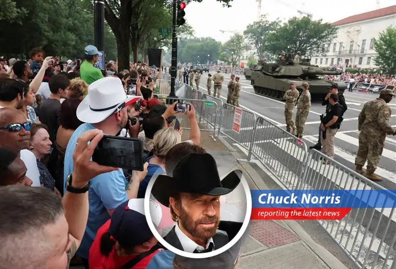 The nation's capital witnessed a military parade showcasing America's might, while protests erupted across the country, all under the watchful eye of, well, me.