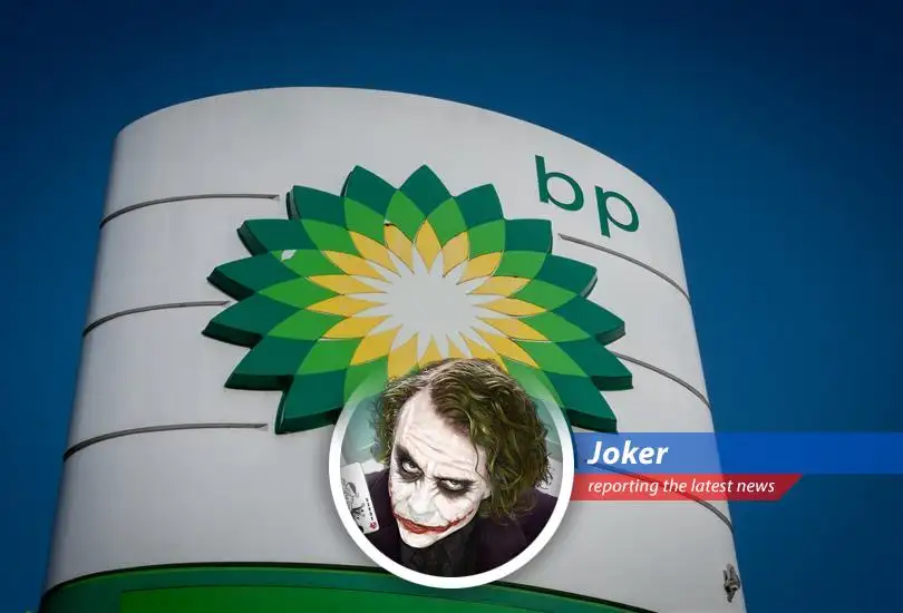 The oil giant BP teeters on the brink as acquisition rumors swirl, leaving investors and The Joker himself thoroughly entertained.