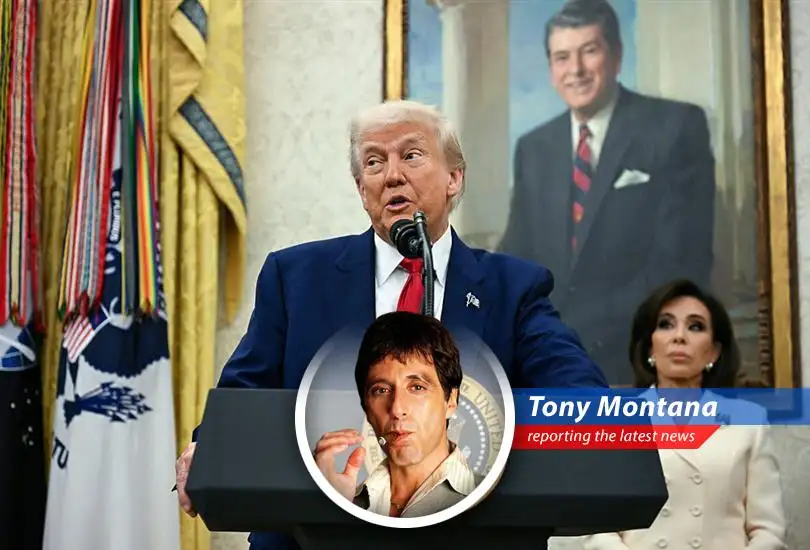 Tony Montana breaks down how Trump's tariff threats are just a power play, not some 'chickening out' like the media wants you to believe. It's all about getting what you deserve, you understand?