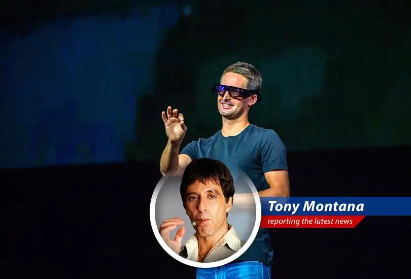 Tony Montana reports on Snap's upcoming AR glasses, packed with AI and a whole lot of 'say hello to my little friend' potential.